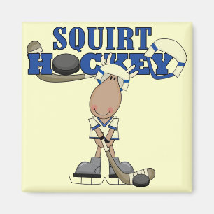 Moose Squirt Hockey Tshirts en geschenken Magneet