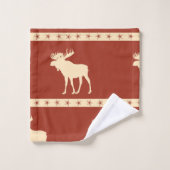 Moose Stars Bad Handdoek (Wasdoekje)
