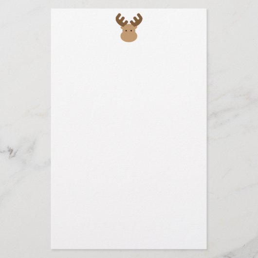 Moose Stationery Briefpapier (Voorkant)