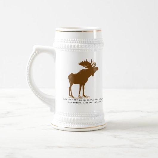Moose Stein-Walden, Henry David Thoreau Quote Bierpul (Links)