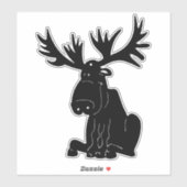 Moose Sticker (Vel)