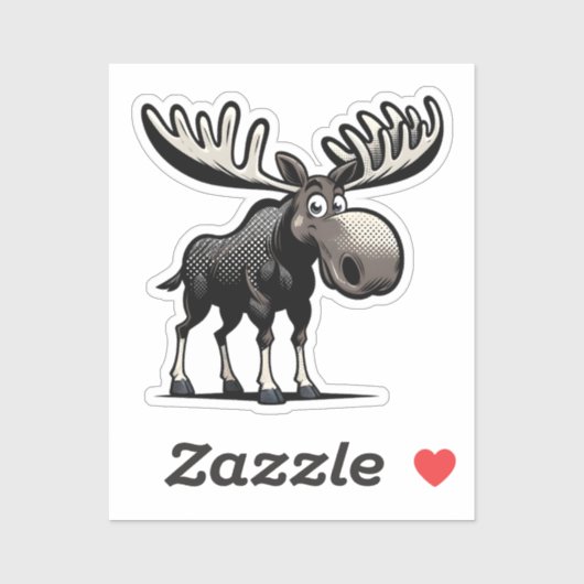 Moose Sticker (Vel)