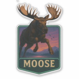 Moose Sticker