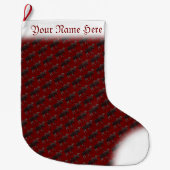 Moose Stocking Moose Kerstmis Stocking Custom Grote Kerstsok (Voorkant)