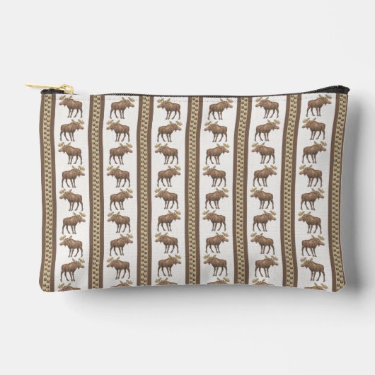 Moose Stripe Zipper Pouch Etui (Voorkant)