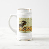 Moose Swirl Stars Moon Peace Joy Ho Ho Stein Bierpul (Links)