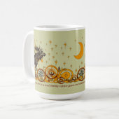 Moose Swirl Stars Moon Peace Joy Ho Ho Stein Koffiemok (Voorkant links)