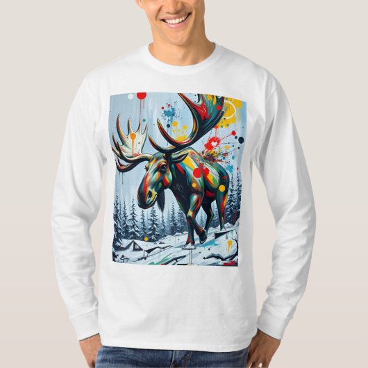 Moose t-shirt  (Voorkant)