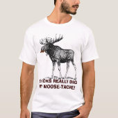Moose-tache T-shirt (Voorkant)