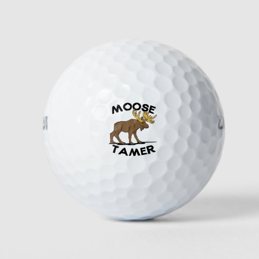 Moose Tamer Shirt  Hiking Moose Gift T-Shirt Golfballen (Voorkant)