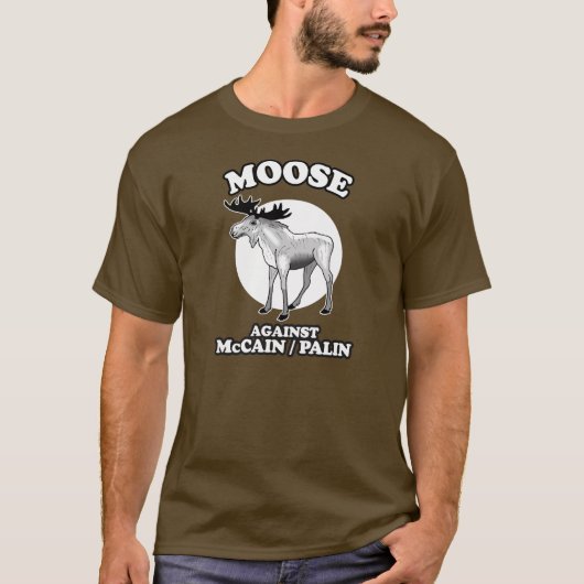 MOOSE TEGEN PALIN T-shirt (Voorkant)