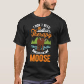 Moose Therapy Moose Antler Scandinavia Moose T-shirt (Voorkant)
