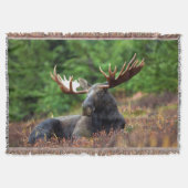 Moose Throw Blanket Deken (Voorkant)