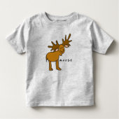 Moose Toddler T-Shirt of Top (met basis) (Voorkant)