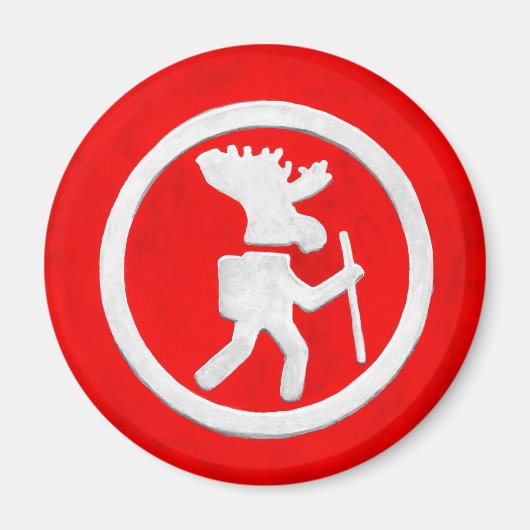 Moose Trail Marker Magneet (Voorkant)
