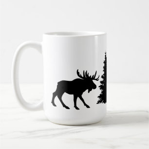 Moose & Tree Silhouet Koffiemok