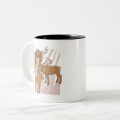 Moose Tweekleurige Koffiemok (Voorkant links)