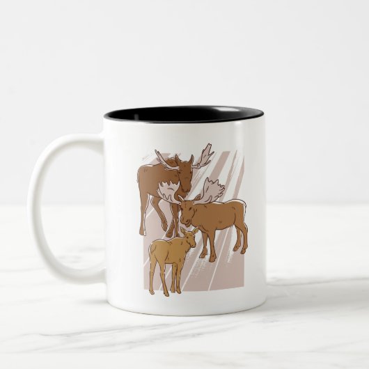 Moose Tweekleurige Koffiemok (Links)