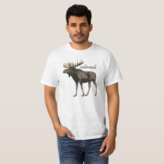 Moose Untamed T-shirt (Voorkant volledig)