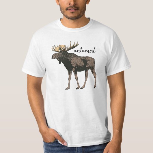 Moose Untamed T-shirt (Voorkant)