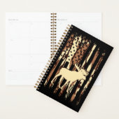 Moose US American Flag Hunting Elk Planner (Display)