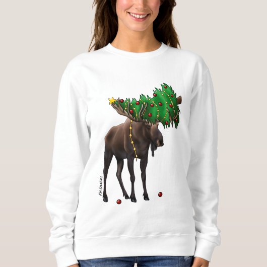 Moose vakantie sweatshirt (Voorkant)