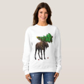 Moose vakantie sweatshirt (Voorkant volledig)