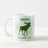 Moose, Vermont, de staat Groene Berg Koffiemok (Links)