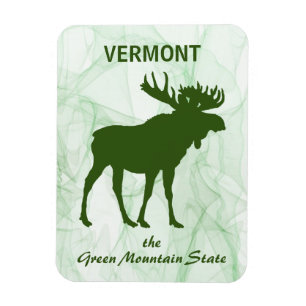 Moose, Vermont, de staat Groene Berg Magneet
