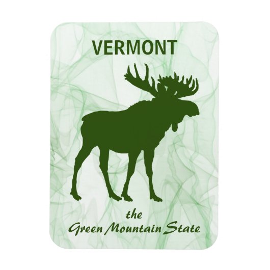 Moose, Vermont, de staat Groene Berg Magneet (Verticaal)