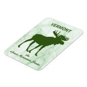 Moose, Vermont, de staat Groene Berg Magneet (Linkerzijde)