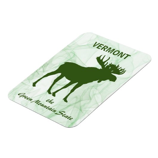 Moose, Vermont, de staat Groene Berg Magneet (Linkerzijde)