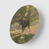 Moose Walting in Water Ronde Klok (Hoek)