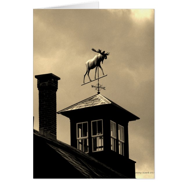 Moose Weather Vane New England (Voorkant)