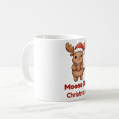 Moose Wees Kerstmis Moose Cocomama mok (Voorkant links)