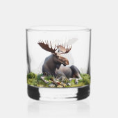 Moose Whisky Glas (Voorkant)