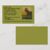 MOOSE WILDERNIS OUTDEURSERVICES ~ VISITEKAARTJE (Voorkant / Achterkant)