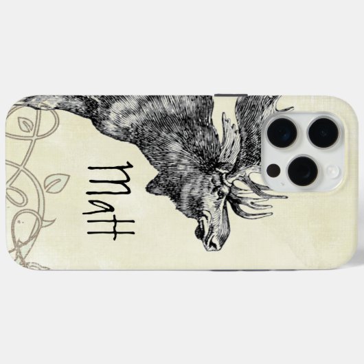 Moose Wildlife Case-Mate iPhone Case (Achterkant (horizontaal))