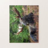 Moose Wildlife Foto Puzzle Legpuzzel (Verticaal)