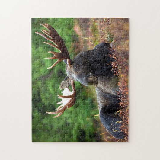 Moose Wildlife Foto Puzzle Legpuzzel (Verticaal)