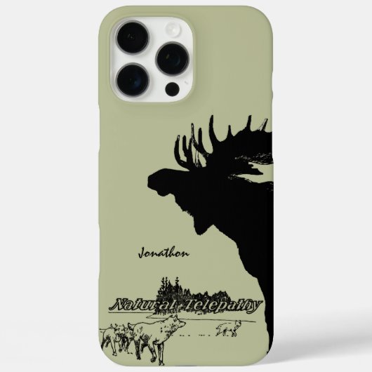 Moose Wolf Wildlife Kies kleur Case-Mate iPhone Case (Achterkant)