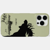 Moose Wolf Wildlife Kies kleur Case-Mate iPhone Case (Achterkant (horizontaal))