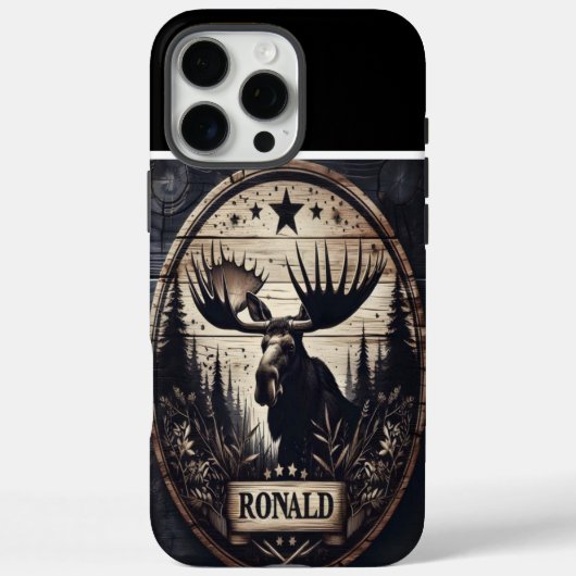 Moose Wood-teken Case-Mate iPhone Case (Achterkant)