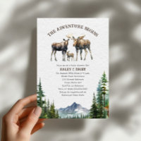 Moose Woodland Adventure Neutraal Baby shower