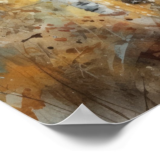 Moose Woodland Animal Art Print Poster (Hoek)