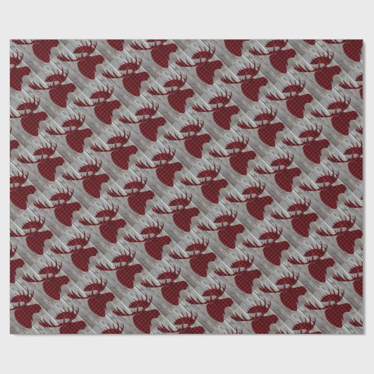 Moose Wrapping Paper Cadeaupapier (Vlak)