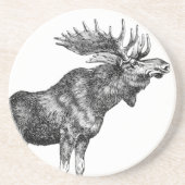  Moose Zandsteen Onderzetter (Voorkant)