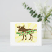 Moose zegt dat je gesloten bent! briefkaart (Staand voorkant)