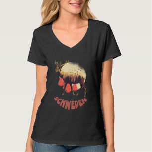 Moose Zweden Hej Outdoor Scandinavië vissen holi T-shirt