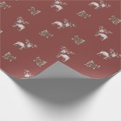 MooseBerry Wrapping Paper, Holiday gift giving! Cadeaupapier (Hoek)